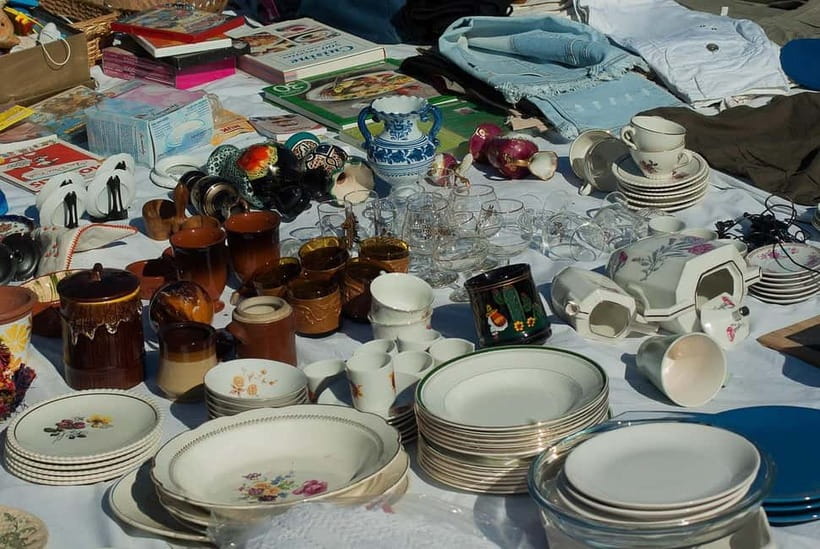 Dongmyo Flea Market Vintage Vibes Local Guided Tour - Searching through clothes, records, and old cameras
