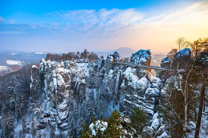 Dresden Christmas Market & Bastei Saxon Switzerland Tour from Prague - Bastei Bridge and the Saxon Switzerland views