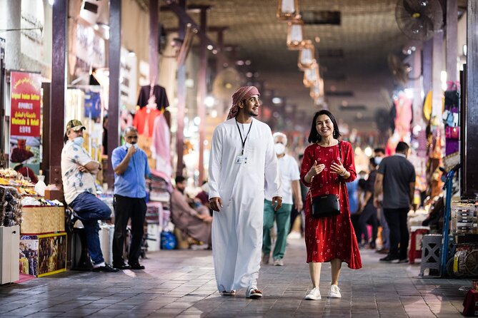 Dubai Aladdin Tour: Souks, Creek, Old Dubai and Tastings - Finishing at the Gold Souk in Deira