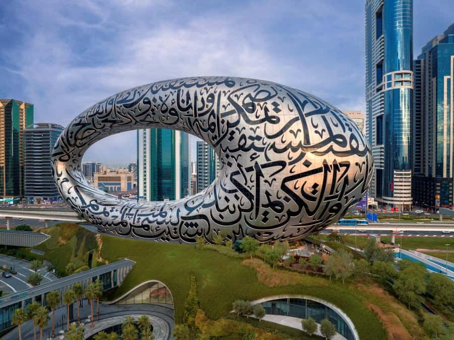 Dubai Full-Day Tour: Mosque, Souks, Burj Khalifa photo stop - Al Fahidi and the creek show an older Dubai