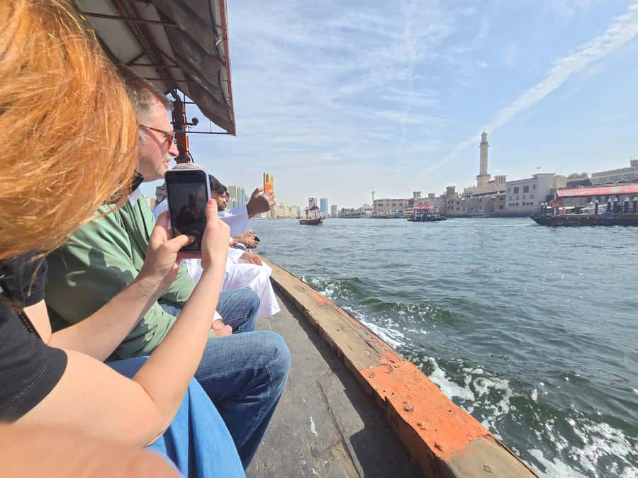 Dubai: Guided City Walking Tour to Spice and Gold Souk - The textile market and the missing Dubai Museum stop