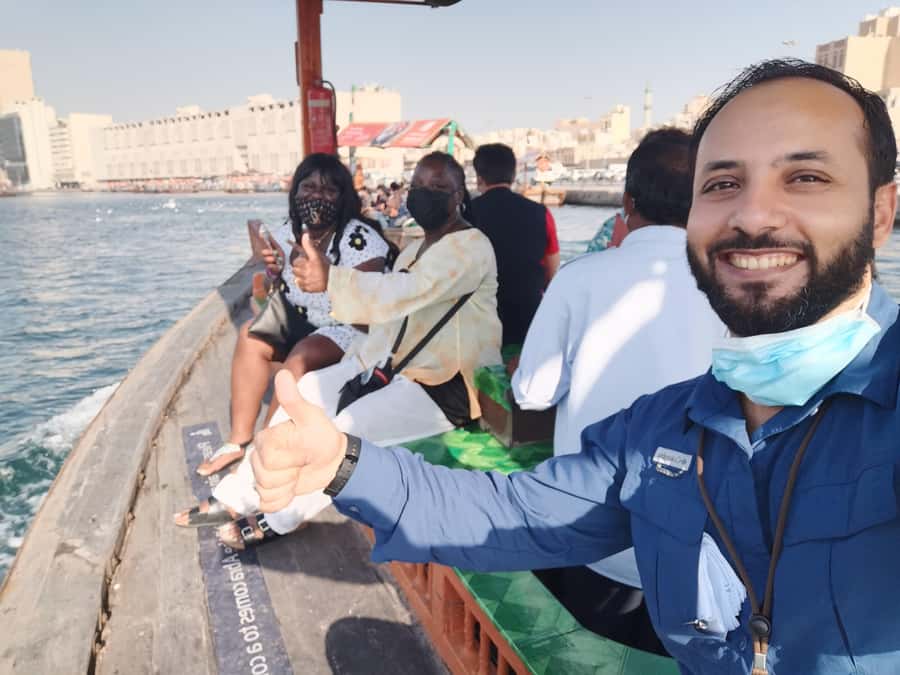 Dubai Old Town, Creek, Abra boat, Souks Guided walking Tour - Traditional village, Al Fahidi Fort, and Al Souq Al Kabeer