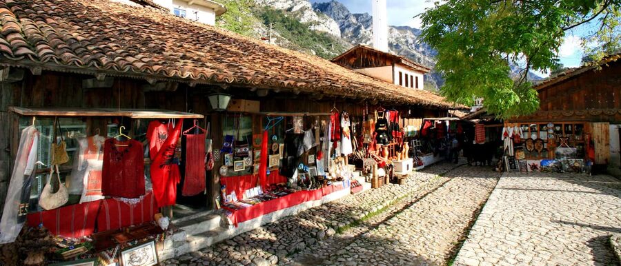Durres/Golem: Kruja Castle & Bazaar with Traditional Lunch - Two and a half hours in Kruja’s Old Bazaar