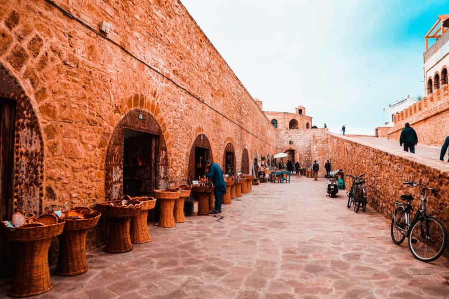 Essaouira: Sqala du Port, Medina Ramparts & Fish Market Tour - Bab Doukkala marketplace and the city’s working side