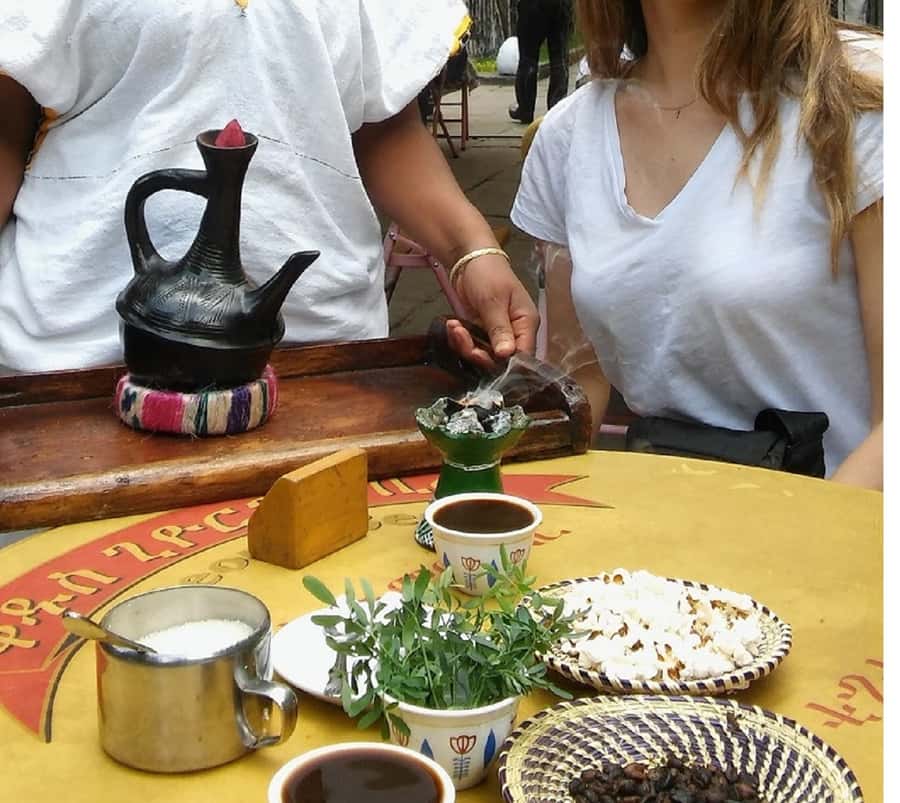 Ethiopian Culinary Tour - Market, Coffee Ceremony and More - Reading the spice stalls at Merkato