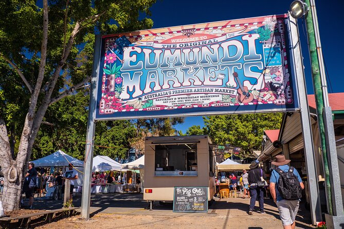 Eumundi Markets Bus Transfer: Mooloolaba Sunshine Coast & Noosa - Three hours among handmade goods and food stalls