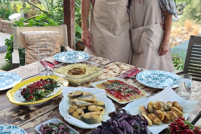 Farmers Market visit & Turkish Cooking Class - The setting makes the meal memorable