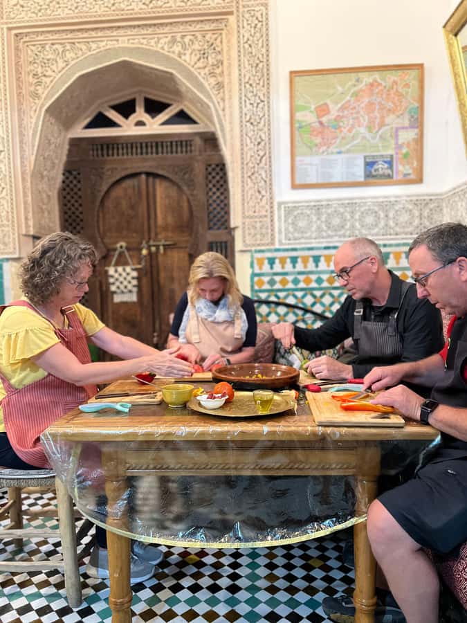 Fez: Souk Tour and Traditional Home Cooking Class - Shopping Three Minutes Away in the Local Souk
