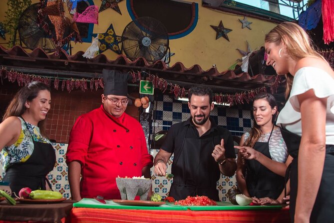Flavors of Mexico: Cancun Cooking Class & Market Visit - Molcajete, comal, and a real restaurant setting