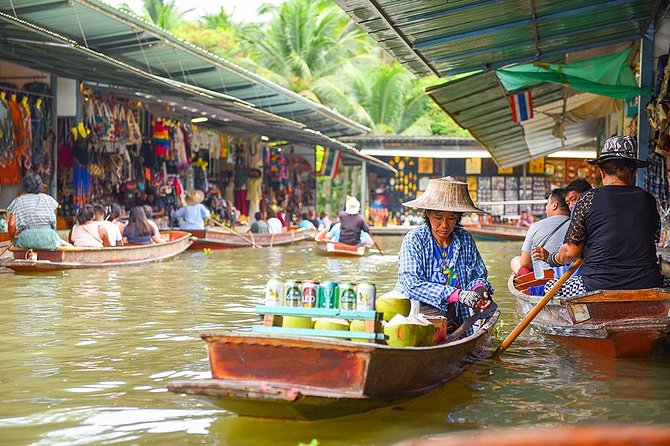 Floating Markets Day Trip from Bangkok - The optional boat inside the market