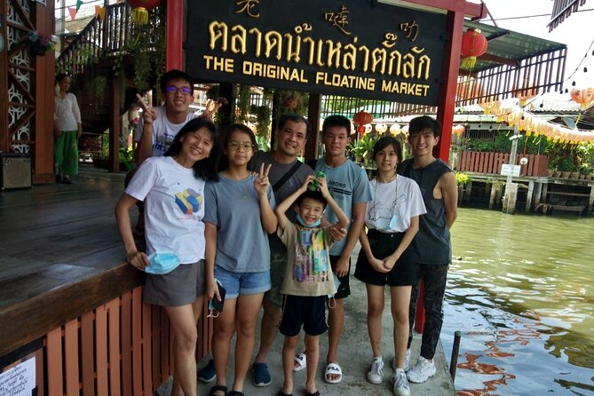 Floating & Railway Markets and Erawan Waterfall [Optional Luxury] - Seeing Damnoen Saduak from the water