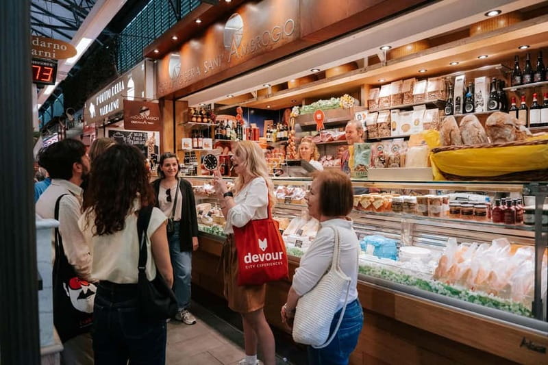 Florence: Local Food, Wine & Market Walking Tour - A wine shop pairs Sangiovese with Florentine comfort food