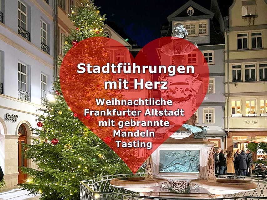 Frankfurt: Christmas Market & Old Town Tour 60 min-daily 16:00-in German - Key points at a glance
