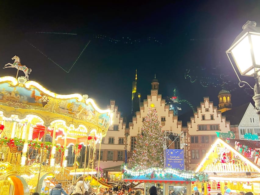 Frankfurt: Christmas Market & Old Town Tour 60 min-daily 16:00-in German - The cathedral and the final Old Town details