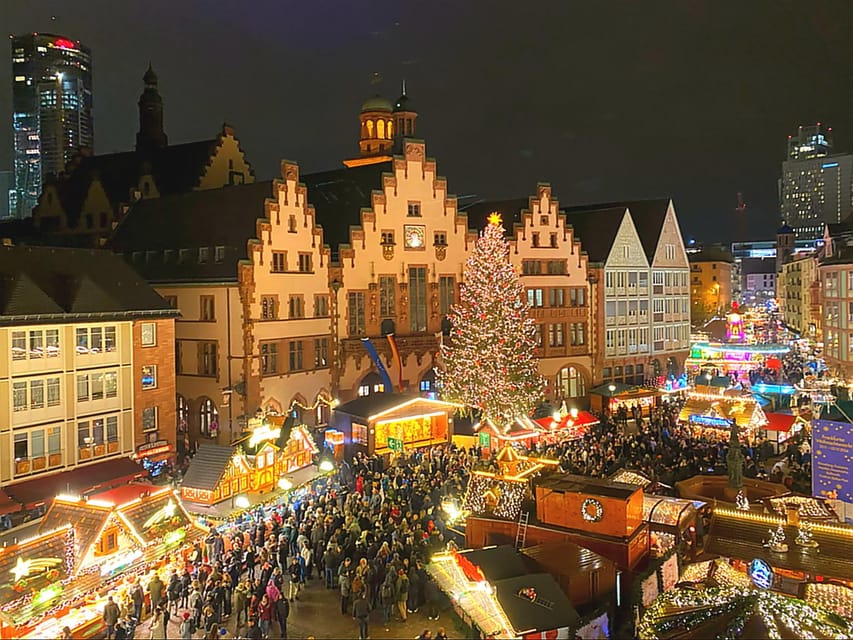 Frankfurt: Christmas Market & Old Town Tour 60 min-daily 16:00-in German - Starting at St. Paul’s Church and Paulsplatz