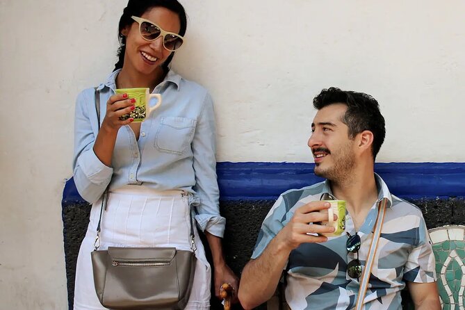Frida Kahlo VIP [Museum Tickets Included] Walk, Markets & Churros - Jardín Centenario, the coyote fountain, and San Juan Bautista