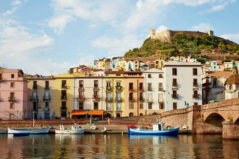 From Alghero: Market day in Bosa - First look at Bosa beside the River Temo