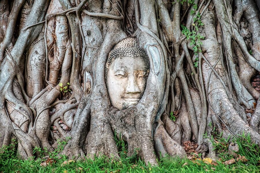 From Bangkok: Ayutthaya & Ayothaya Floating Market Day Trip - Wat Yai Chai Mongkhon and its reclining Buddha
