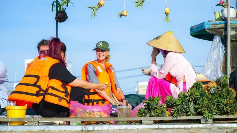 From HCM/Can Tho: Sunrise at Floating Market & Zen Monastery - Seasonal fruit at a local garden
