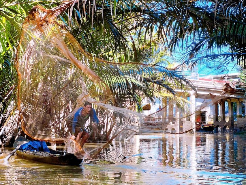 From Ho Chi Minh: Cai Rang Floating Market & Mekong Delta - A small canal by rowing boat