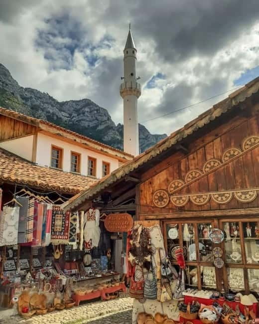 From Tirana/Durres/Golem: Kruja Castle & Old Bazaar Tour. - Entering Kruja Castle after Skanderbeg