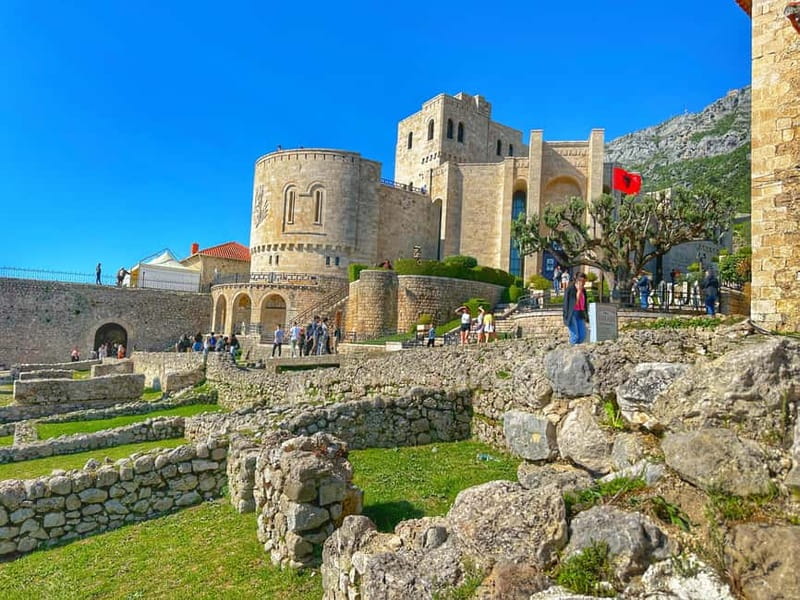 From Tirana: Kruja Castle, Old Bazaar & Sari Salltik View - At a glance
