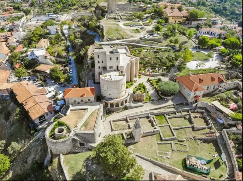 From Tirana: Kruja Castle, Old Bazaar & Sari Salltik View - Two hours and fifteen minutes to choose your own pace