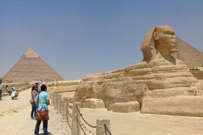Full Day Private Tour Giza Pyramids Sphinx, Camel Ride, Egyptian Museum & Bazaar - One long Cairo day, arranged around four major sights
