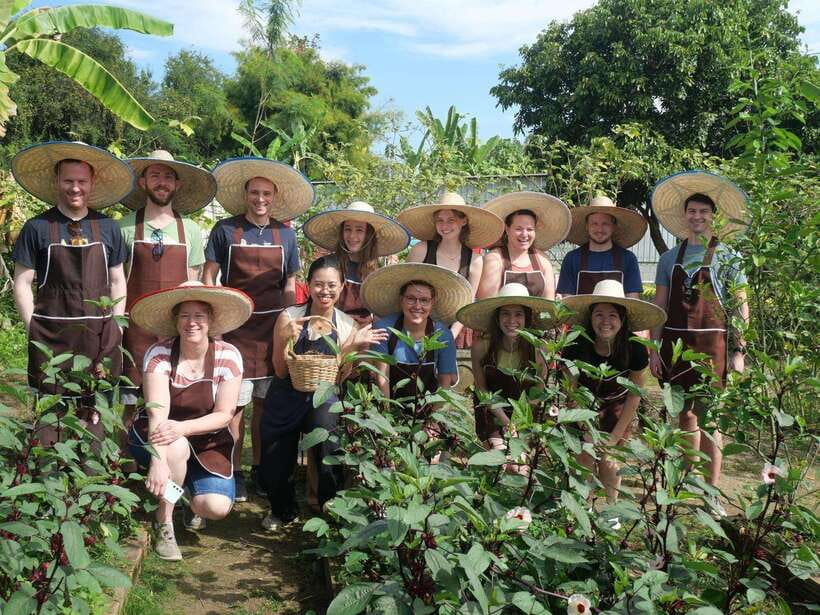Full Day Thai Cooking Class in Organic Farm and Market - Hands-on cooking with an English-speaking chef