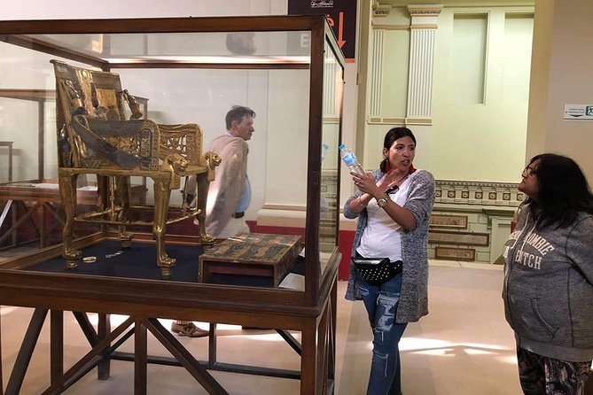 Full - Day Tour to Giza Pyramids , Cairo Museum & Bazaar Includes Lunch - Starting at the Egyptian Museum