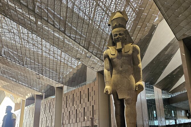 Giza Pyramids, Grand Egyptian Museum and Bazzar Market Tour - Four Cairo highlights packed into one day