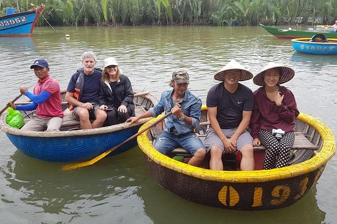 Guided Tour to Coconut Village,Basket Boat ride,Hoi An Walking Tour,Night Market - A 20-minute sampan cruise at early evening