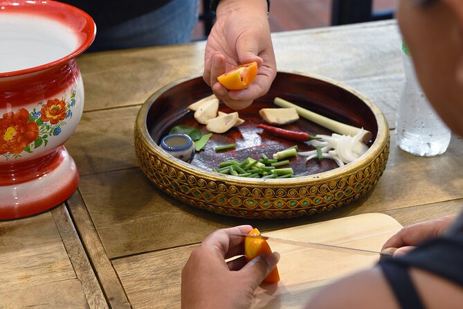 Hands-on Thai Cooking Class & Market Tour in Sukhumvit - Afternoon fruit carving instead
