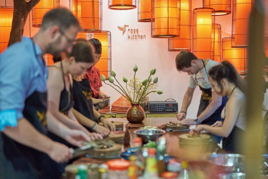 Hanoi: Cooking Class in a Local Villa with Market Tour - Learning through stories, not just instructions