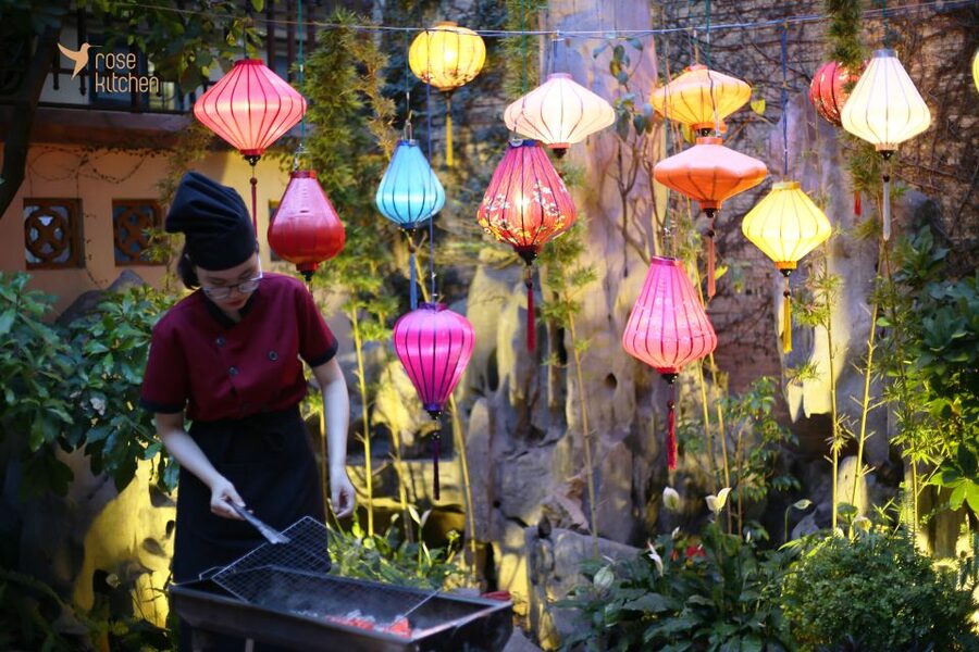Hanoi: Cooking Class in a Local Villa with Market Tour - Eating your own Vietnamese meal