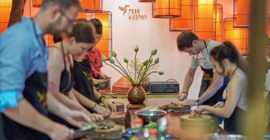 Hanoi: Cooking Class in a Local Villa with Market Tour - The recipes: spring rolls, bun cha, and more
