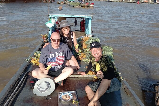 HCM: 2-Day Mekong Delta Floating Market with Cooking & Bike Ride - Coconut candy, honey tea, and orchard stops