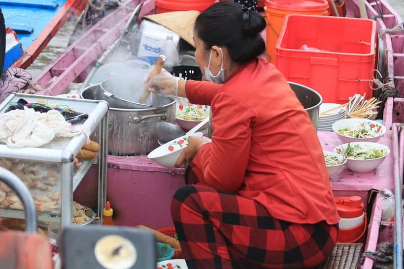 HCM: 2-Day Mekong Floating Market with Cooking & Bike Ride - Making Bánh Xèo or Bánh Khọt