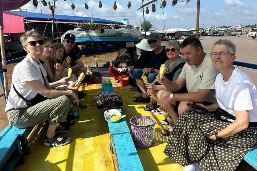 Ho Chi Minh City: 2-Day Mekong Delta & Floating Market Tour - Village walking, the monkey bridge, and rice noodles