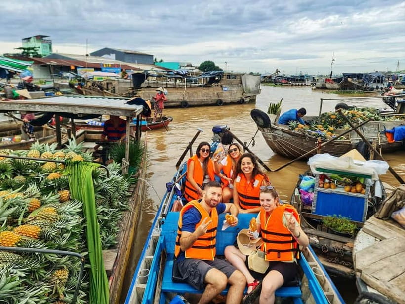 Ho Chi Minh: Group Cai Rang Floating Market 1 Day Tour - Crossing the Hau River by local boat