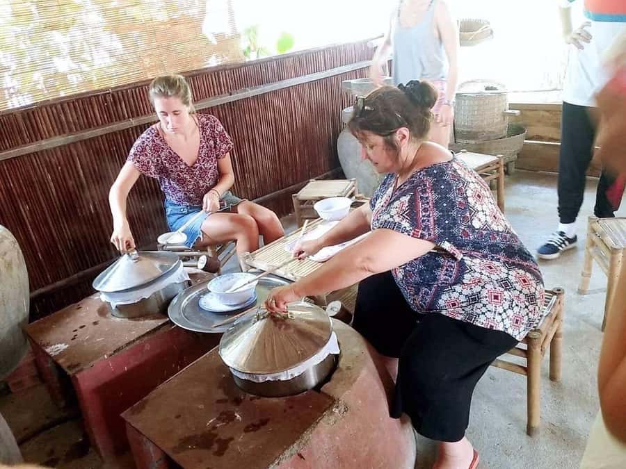 Hoi An: Bay Mau Cooking Class w/ Market & Basket Boat Option - Drinks, meal, and small extras