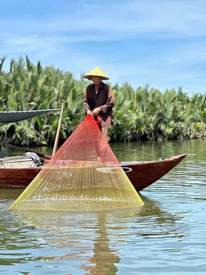 Hoi An: Cooking Class in Coconut Jungle with Market Tour - A food tour with a basket boat at its center