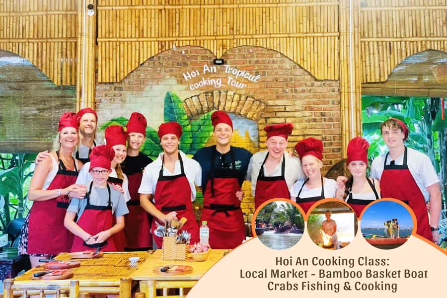 Hoi An: Cooking Class in Coconut Jungle with Market Tour - Paddling through the coconut waterways