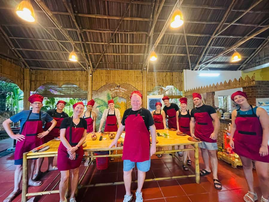 Hoi An: Cooking Class in Coconut Jungle with Market Tour - Eating the food you prepared