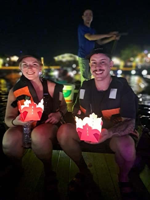 Hoi An Street Food, night market and lantern boat ride - Lanterns on the Hoai River
