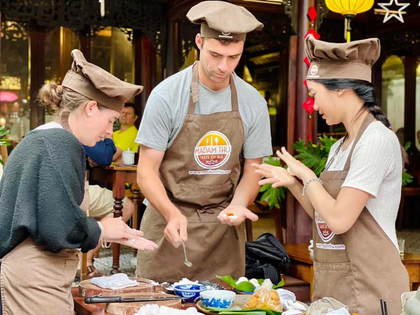 Hue City: Cyclo, Market Tour & Cooking Class at Madam Thu - What you take home