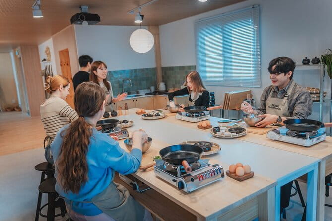 Korean Cooking Class with Grocery Shopping at Seoul Local Market - Starting at Mangwon Market instead of a tourist food hall