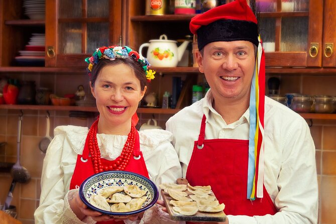 Krakow Pierogi Cooking Class with Market Visit & Home-Cooked Meal - Sitting down to the meal you made