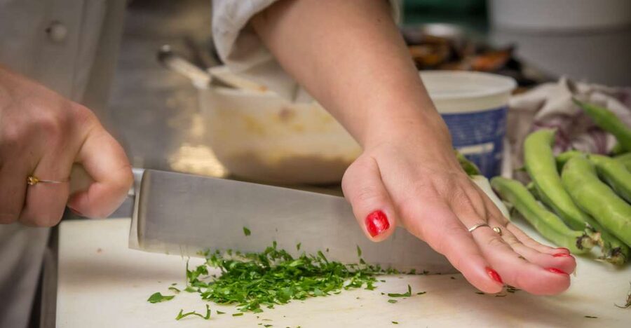 La Spezia: Market Visit and Seafood Cooking Class with Lunch - Cooking seafood, gnocchi, and fresh pesto