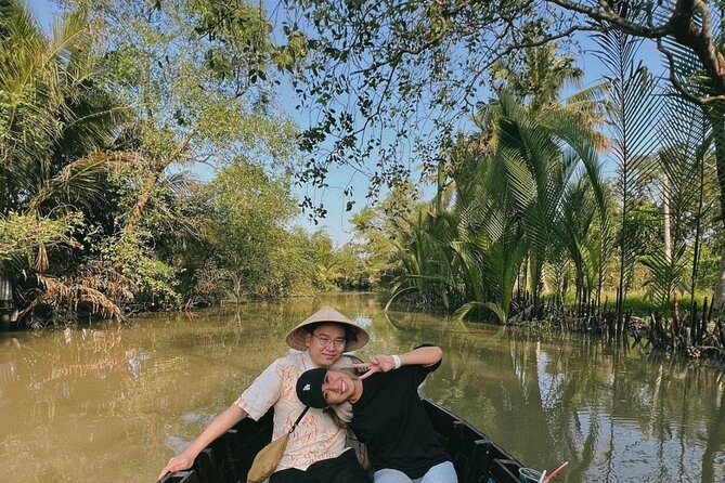 Largest Floating Market, Wild Small Canal System & Organic cocoa - Seeing rice noodles made the traditional way